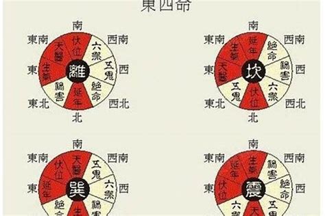 东四命|东四命西四命速查表 命卦对照表 (1930年~2043年)